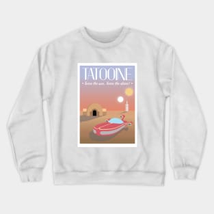 Tatooine Retro Travel Crewneck Sweatshirt